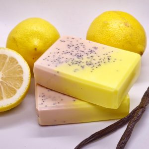 Vanila Lemon Goat Milk Soap